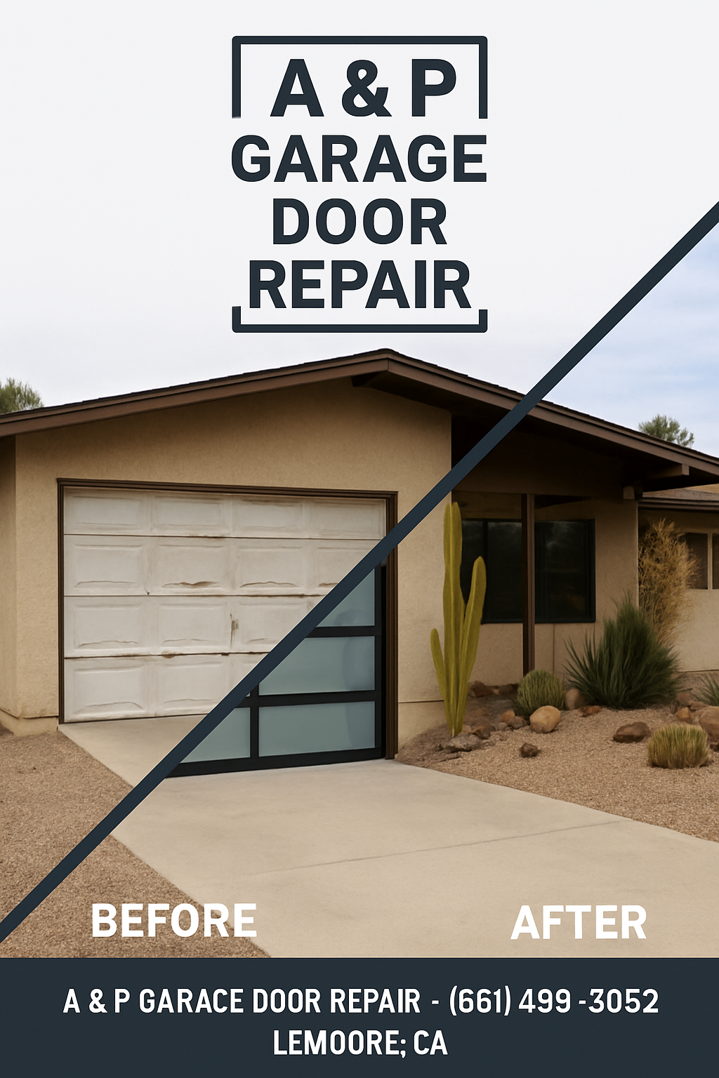 Garage Door Repair — Tulare