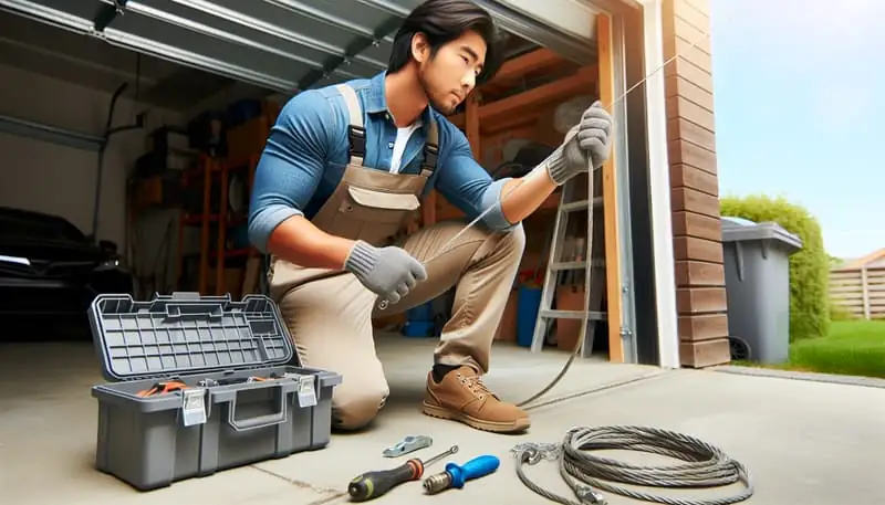 Garage Door Cable Repair — Easton