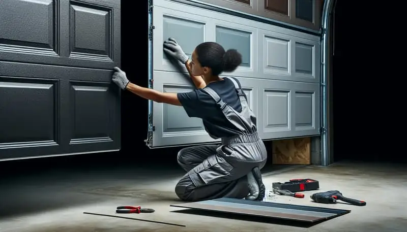 Garage Door Panel Replacement — Turk