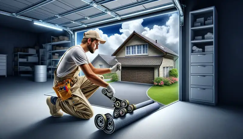 Garage Door Roller Replacement in Gepford