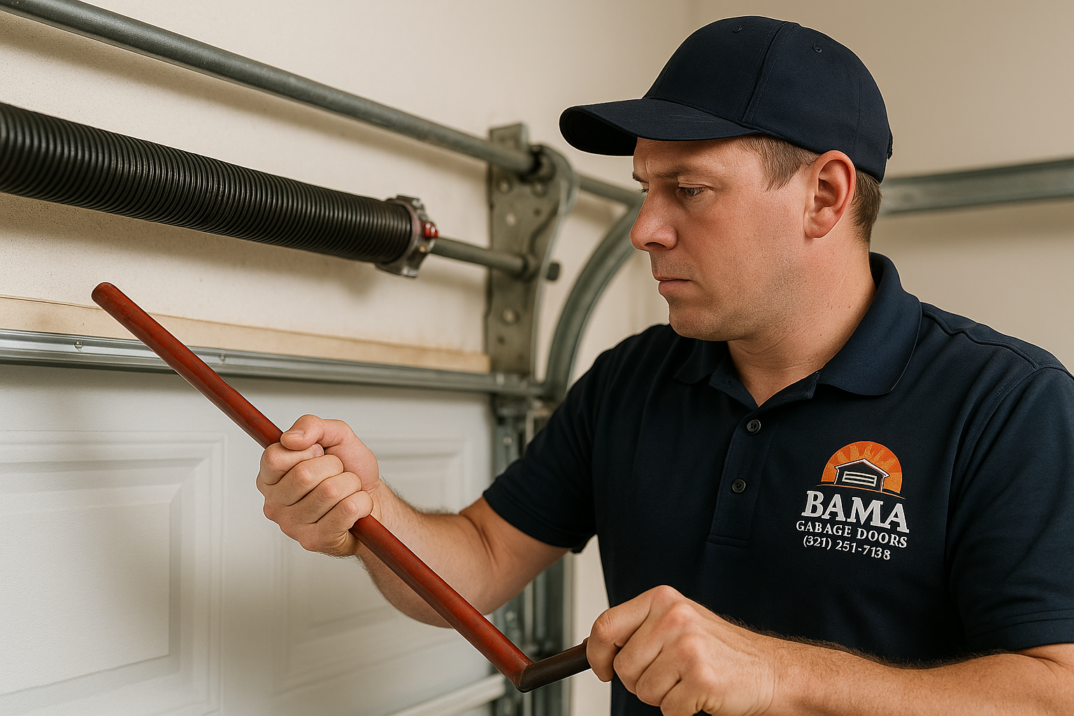 Garage Door Spring Repair in Lemoore