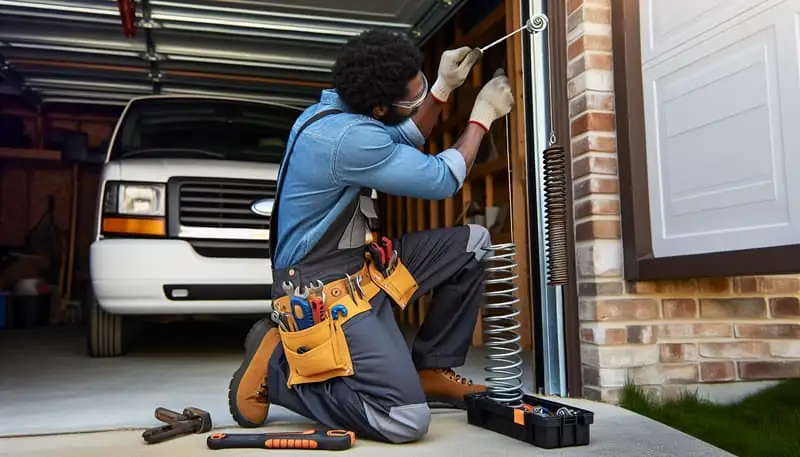 Garage Door Spring Repair — Camden