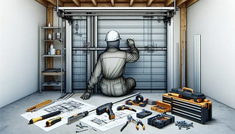 Garage Door Track Repair — Caruthers