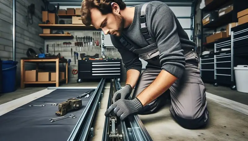 Garage Door Track Repair — Turk