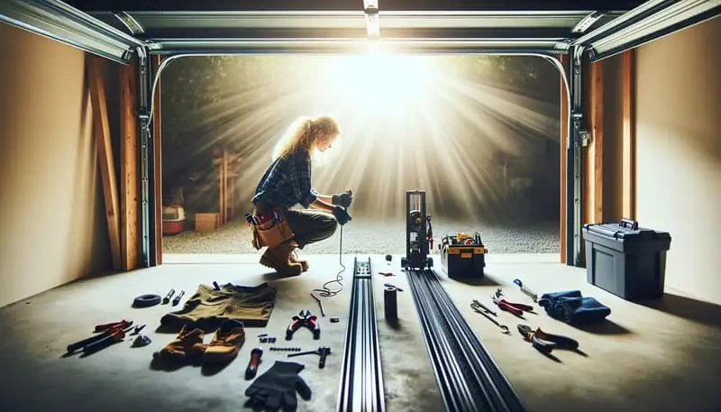 Garage Door Track Repair — Hardwick