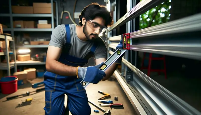 Garage Door Track Repair — Parlier
