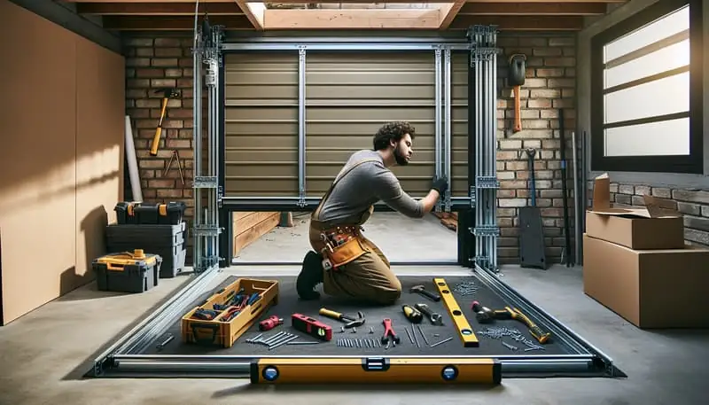 Garage Door Track Repair — Selma